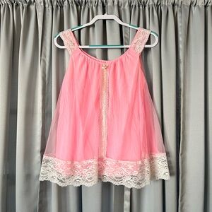 Pink babydoll nightie